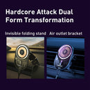 MOMAX CM20GSE Q.MAG MOUNT3X 15W Transparent Magnetic Wireless Fast Charging Car Mount