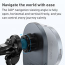 MOMAX CM20GSE Q.MAG MOUNT3X 15W Transparent Magnetic Wireless Fast Charging Car Mount