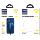 JOYROOM JR-A28 15W Ultra-thin Magsafe Magnetic Fast Charging Wireless Charger for iPhone 12 Series(White)