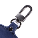 PU Leather Wireless Bluetooth Earphone Protective Case for Apple AirPods 1 / 2, with Metal Buckle(Blue)