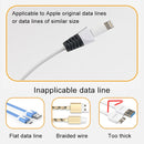 2 PCS Anti-break USB Charge Cable Winder Protective Case Protection Sleeve(Yellow)