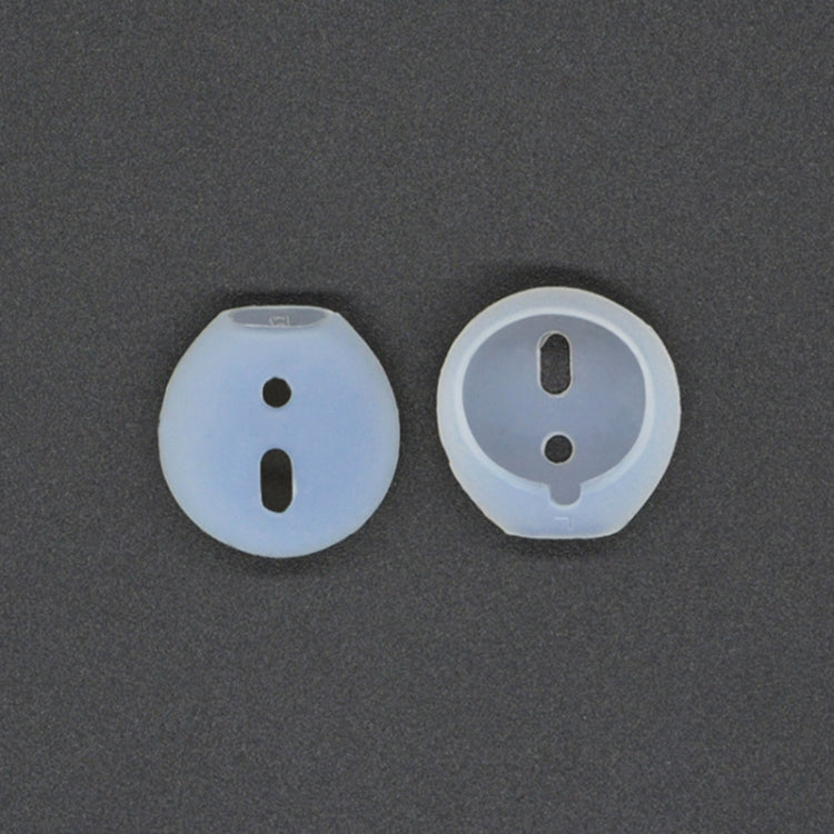 2 PCS Earphone Silicone Ear Caps Earpads for Apple AirPods / EarPods(Transparent)