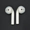 2 PCS Earphone Silicone Ear Caps Earpads for Apple AirPods / EarPods(Transparent)