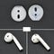 2 PCS Earphone Silicone Ear Caps Earpads for Apple AirPods / EarPods(White)