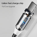 CaseMe 3 in 1 Type-C / 8 Pin / Micro USB to USB Magnetic Charging Cable for Series 1, Length : 1m(Silver)