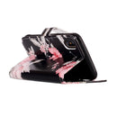 For iPhone X / XS Azalea Pattern Horizontal Flip Leather Case with Holder & Card Slots & Wallet