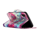 For iPhone X / XS Butterfly Wind Chimes Pattern Horizontal Flip Leather Case with Holder & Card Slots & Wallet