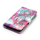 For iPhone X / XS Butterfly Wind Chimes Pattern Horizontal Flip Leather Case with Holder & Card Slots & Wallet