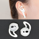 Wireless Bluetooth Earphone Silicone Ear Caps Earpads for Apple AirPods(White)