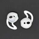 Wireless Bluetooth Earphone Silicone Ear Caps Earpads for Apple AirPods(White)