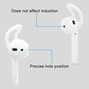 Wireless Bluetooth Earphone Silicone Ear Caps Earpads for Apple AirPods(White)