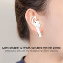 Wireless Bluetooth Earphone Silicone Ear Caps Earpads for Apple AirPods(White)