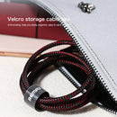REMAX RC-158m 3A USB to Micro USB Interface Charging + Transmission Magnetic Attraction Polyester Two-color Braided Data Cable, Cable Length: 1m (Red)