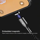 REMAX RC-158m 3A USB to Micro USB Interface Charging + Transmission Magnetic Attraction Polyester Two-color Braided Data Cable, Cable Length: 1m (Red)