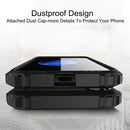For iPhone X / XS Magic Armor TPU + PC Combination Case(Black)