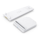 10W 3 in 1 QC 3.0 Vertical Multi-function Wireless Charger with Stand Function, Suitable for Mobile Phones / Apple Watch / AirPods (White)