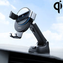 JOYROOM JR-ZS212 Blue Whale Car Dashboard Wireless Charging Mobile Phone Gravity Bracket Holder (Dark Gray)
