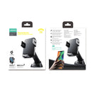 JOYROOM JR-ZS212 Blue Whale Car Dashboard Wireless Charging Mobile Phone Gravity Bracket Holder (Dark Gray)