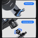 JOYROOM JR-ZS212 Blue Whale Car Air Outlet Wireless Charging Mobile Phone Gravity Bracket Holder(Dark Gray)