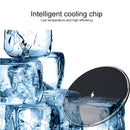 ZEQI W11 10W Smart Cooling Non-slip Aluminum Alloy Wireless Charger
