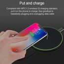 KD-1 Ultra-thin 10W Normal Charging Wireless Charger (White)