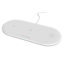 OJD-48 3 in 1 Quick Wireless Charger for iPhone, Apple Watch, AirPods(White)