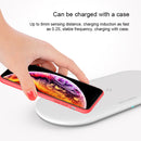 OJD-48 3 in 1 Quick Wireless Charger for iPhone, Apple Watch, AirPods(White)