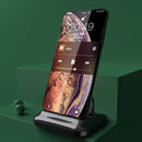 XBX-02 Wireless Charger, With Type-C & Micro USB & 8 Pin Interface, For iPhone, AirPods and Other Android Phones (Black)