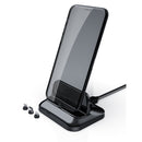 XBX-02 Wireless Charger, With Type-C & Micro USB & 8 Pin Interface, For iPhone, AirPods and Other Android Phones (Black)