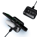 XBX-02 Wireless Charger, With Type-C & Micro USB & 8 Pin Interface, For iPhone, AirPods and Other Android Phones (Black)