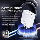 WK WP-U121 King Kong Series USB+USB-C / Type-C Super Fast Charging Charger, CN Plug