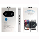 HT-02 10W 5V / 9V Wireless Dual Mobile Phone Charging Charger Base for All Support the QI Standard Mobile Phones(White)