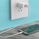 WK WP-U53 20W USB + Type-C Maxspeed PD Fast Charger(EU Plug)