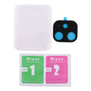 Titanium Alloy Camera Lens Protector Tempered Glass Film for iPhone 11 (Black)