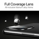 Titanium Alloy Camera Lens Protector Tempered Glass Film for iPhone 11 (Black)