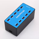 A5B 100W 10 Ports USB Smart Charging Station with Indicator Light AC100-240V