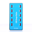 A5B 100W 10 Ports USB Smart Charging Station with Indicator Light AC100-240V