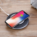 S18 Multi-function 10W Max Qi Standard Wireless Charger Phone Holder with Colorful Atmosphere Light(Grey)