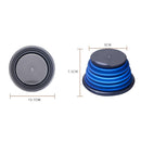S18 Multi-function 10W Max Qi Standard Wireless Charger Phone Holder with Colorful Atmosphere Light(White)