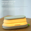 S20 10W Max Qi Standard Wireless Charger Phone Holder with Atmosphere Light & Power Bank Function(Grey)