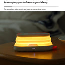 S20 10W Max Qi Standard Wireless Charger Phone Holder with Atmosphere Light & Power Bank Function(White)