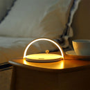 S21 Multi-function 10W Max Qi Standard Wireless Charger Phone Holder Table Lamp 3 in 1(White)