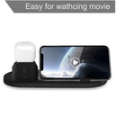 HQ-UD15-upgraded 6 in 1 Wireless Charger For iPhone, Apple Watch, AirPods and Other Android Phones(Black)