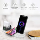 HQ-UD15-upgraded 6 in 1 Wireless Charger For iPhone, Apple Watch, AirPods and Other Android Phones(White)