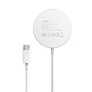 MOMAX UD19 Q.MAG Ultra-thin Magsafe Magnetic Fast Charging Wireless Charger (Blue)