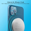 MOMAX UD19 Q.MAG Ultra-thin Magsafe Magnetic Fast Charging Wireless Charger (Blue)