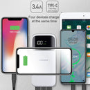 MOMAX IP90 Q.Power AIR2 Smart Mobile Phone Digital Display Wireless Charger(White)