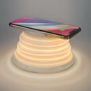 Momax 5W/7.5W/10W Qi Standard Three Modes Fast Charging Wireless Charger Creative Lamp Telescopic Bracket for iPhone / Galaxy / Huawei /Xiaomi