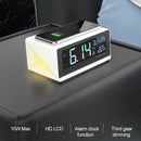 Momax 10W Qi Standard Three Modes Fast Charging Wireless Charger Multi-functional LCD Alarm Clock for iPhone / Android