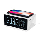 Momax 10W Qi Standard Three Modes Fast Charging Wireless Charger Multi-functional LCD Alarm Clock for iPhone / Android